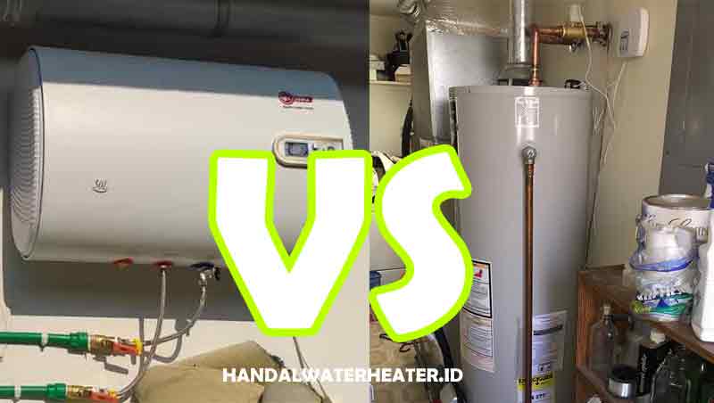 Perbedaan Water Heater Listrik dan Gas