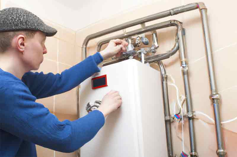 cara instalasi water heater gas