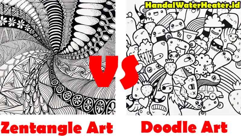Perbedaan Antara Zentangle Art dan Doodle Art